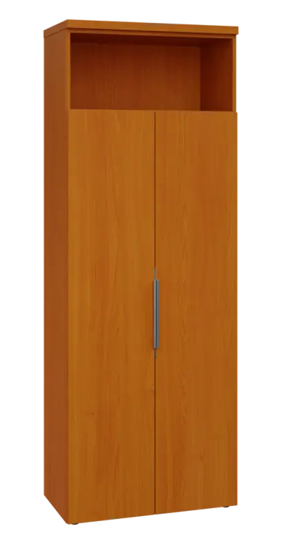 SIN 6 - 82DN kancelářská skříň, 2-dveřová/nika, 2170x800x400, třešeň šumavská